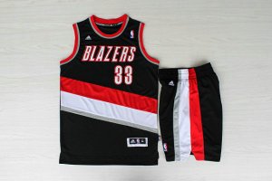 Maillot De Basket Portland Trail Blazers Tissus Sportif Fans Edition Noir Survetements et Short